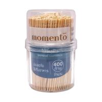 ราคา โมเมนโต ไม้จิ้มฟัน กระปุก หัวร่ม 400 ก้าน MOMENTO (51164995)