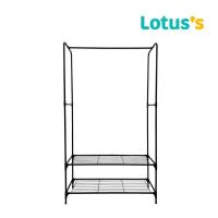 ราคา โลตัสชั้นวาง2 ชั้น ตะแกรงพร้อมราวแขวน LOTUSS (51182466)