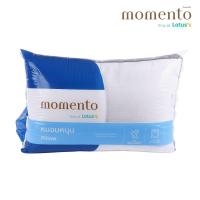 ราคา โมเมนโตหมอนหนุนผ้านุ่มขาวขอบเทา17X27นิ้ว MOMENTO (50259848)