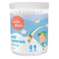 ราคา คิ้วท์แอนด์แคร์สำลีก้านเล็กกระปุก100ก้าน CUTE AND CARE (51603465)