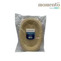 ราคา โมเมนโต จานวงรีชานอ้อย 10ใบ MOMENTO (51254203)