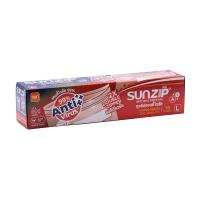 ราคา SUNZIP ถุงซิปแอนตี้ไวรัส L 25.4X28 CM SUNZIP (51182268)