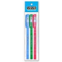 ราคา โยย่า ปากกาลูกลื่น 0.5 น้ำเงิน แพ็ค3 YOYA (71607447)