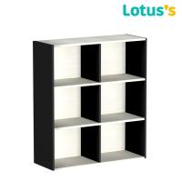 ราคา โลตัสชั้นอเนกประสงค์ 6 ช่องขาวดำ80X30X90 LOTUSS (51396948)