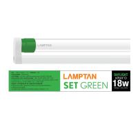 ราคา LAMPTAN ชุดรางLED ขั้วเขียว T8 18Wแสงขาว LAMPTAN (51461424)