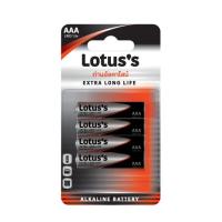 ราคา LOTUSS ถ่านอัลคาไลน์ AAA แพ็ค 4 LOTUSS (51399348)