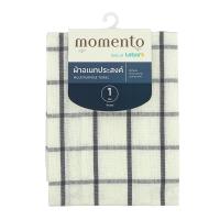ราคา โมเมนโต้ ผ้าเช็ดจานลายสก๊อต สีเทา MOMENTO (51257148)