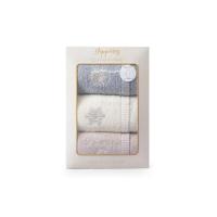 ราคา GIFT SET ผ้าขนหนูปักลาย15X30นิ้ว PACK3 (75551479)