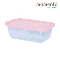 MOMENTOกล่องอาหารเหลี่ยมชมพู 1500มล MOMENTO (75557831)