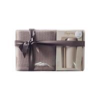 ราคา GIFT SET ผ้าขนหนูวาฟเฟิล13X35นิ้ว+แก้วน้ำ (75551480)
