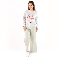 ราคา ME STYLE เสื้อแขนยาว เทา S ME STYLE (52674848)