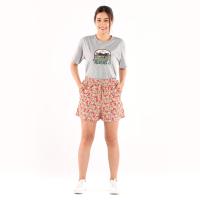 ราคา ME STYLE กางเกงขาสั้นพิมพ์ลาย ส้ม XL ME STYLE (52704436)