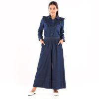 ราคา ME STYLE กางเกงยีนส์ขาบาน สีเข้ม L ME STYLE (52699168)