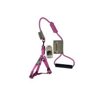 ราคา ทัชด็อก ชุดสายจูงไนลอนกลม+รัดอกฟ้าชมพู S TOUCHDOG (52484574)