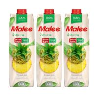 ราคา มาลี น้ำสับปะรด 100% 1000 มล. X3 MALEE (24434302)