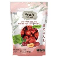 ราคา ฟรุ๊ตมาเนียพุทราจีนแห้งธรรมชาติ 200 ก. FRUIT MANIA (75573919)