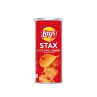 ราคา เลย์สแตคส์หมึกรัมย่างฮอตชิลลี่ 65กรัม LAYS STAX (75576793)