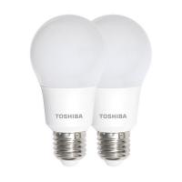 ราคา TOSHIBA หลอดไฟ LED BULB 8W คูลไวท์ X2 TOSHIBA (75573891)