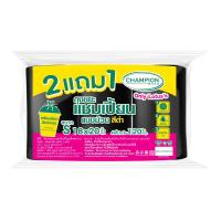 ราคา แชมเปี้ยนถุงขยะม้วนสีดำ18X20น 120ใบ 2+1 CHAMPION (75569398)