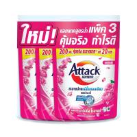 ราคา แอทแทคน้ำยาซักผ้าชาร์มมิ่งโรมานซ์200มลX3 ATTACK (75577792)