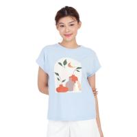 ราคา ME STYLE เสื้อยืดพิมพ์ลาย สีฟ้า XL ME STYLE (75565251)
