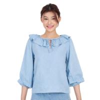 ราคา ME STYLE เสื้อยีนส์แต่งระบาย สีอ่อน S ME STYLE (75566399)