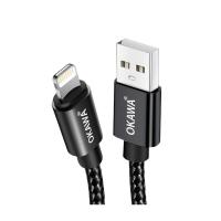 OKAWA สายชาร์จไวและโอนถ่ายข้อมูล 3.0A รุ่น UB-20I OKAWA (51637782)