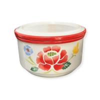 ราคา MOMENTO ปิ่นโตเซรามิค ดอกไม้วินเทจแดง 4.5 นิ้ว MOMENTO (75581414)