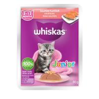 วิสกัสเพาช์จูเนียร์รสแซลมอน 80 กรัม WHISKAS (75569318)