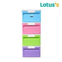 ราคา โลตัสตู้ลิ้นชักทรงสูง สีคัลเลอร์ฟูล ลิ้นชัก 4 ชั้น LOTUSS (75567920)