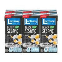 ราคา แลคตาซอยนมถั่วเหลืองผสมงาดำ 200 มล. แพ็ค 6 LACTASOY (164787481)