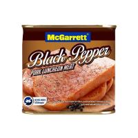 ราคา แมกกาแรต เนือหมูบดปรุงรสพริกไทยดำ 340 กรัม MCGARRETT (75593591)