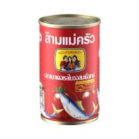 สามแม่ครัว ปลาแมกเคอเรลในซอสมะเขือเทศ เปิดง่ายด้วยช้อน 155กรัม (Three Lady Cooks Brand Spoon Open Mackerel in Tomato Sauce 155g)