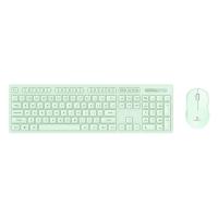 ราคา MICROPACK คีย์บอร์ดเมาส์ไร้สาย KM237W สีเขียว MICROPACK (75590581)