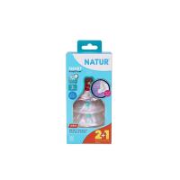 ราคา เนเจอร์จุกนมสมาร์ทนิ่มหลายรู ไซส์ M X2 ฟรี 1 NATUR (75538413)