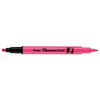 ราคา เพนเทล ปากกาเน้นข้อความ 2 หัว สีชมพู SLW11-P PENTEL (75547012)
