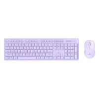 ราคา MICROPACK คีย์บอร์ดเมาส์ไร้สาย KM237W สีม่วง MICROPACK (75590602)