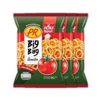 ราคา พีอาร์ข้าวเกรียบมะเขือเทศ&nbsp; 80 กรัม แพ็ค 3 PR (171307626)