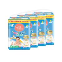 ราคา คิ้วท์แอนด์แคร์ คัมฟี่ แพ้นท์ ไซส์ M 50 ชิ้น แพ็ค 4 CUTE AND CARE (171311896)