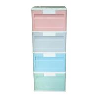 ราคา โลตัสตู้ลิ้นชักทรงสูงสีมินิมอล 4 ชั้น (คละแบบ) LOTUSS (75587817)