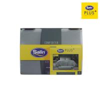 ราคา ซาตินพลัสผ้าปูสีเทา PS022 6 ฟุต พร้อมผ้านวม 90X100 นิ้ว SATIN (75588510)
