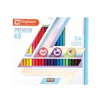 ราคา ตราช้างดินสอสีไม้แท่งยาว&nbsp;24&nbsp;สี ELEPHANT (52109127)