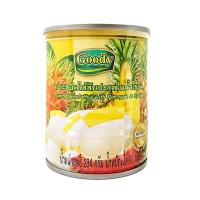 ราคา กู๊ดดี้เงาะสอดไส้สับปะรดในน้ำเชื่อม 234 กรัม GOODY (75600154)