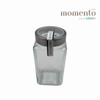 ราคา โมเมนโต โหลแก้วเหลี่ยมฝาสเตนเลส 1000 มล. MOMENTO (52547777)