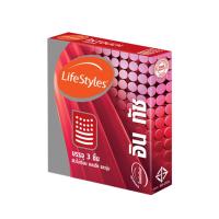 ราคา ไลฟ์สไตล์ถุงยางอนามัยอินทัช 3 ชิ้น LIFE STYLES (24104817)