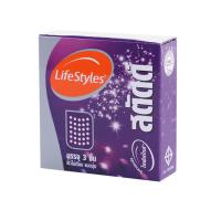 ราคา ไลฟ์สไตล์ถุงยางอนามัยสตัดด์ 3 ชิ้น LIFE STYLES (24104744)