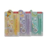 ราคา เซ็ตปากกา+ที่ลบคำผิด+ไฮไลต์ (คละแบบ) (75584084)