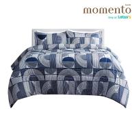 ราคา MOMENTO ผ้าปูเสมือนคอตตอนวงกลม 5 ฟุต + นวม MOMENTO (75587318)
