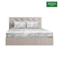 ราคา มิโดริ ผ้าปูไมโครกันน้ำใบไม้เบจ 3 ชิ้น 6 ฟุต MIDORI (75592244)