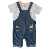 ราคา ME STYLE เอี๊ยมและเสื้อYAMMY สียีนส์เข้ม ไซส์ 3-6 ME STYLE (75565312)